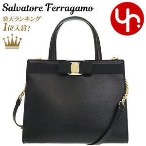 Salvatore Ferragamo Bag Nero Black Vara Ribbon Calf Bag Crossbody
